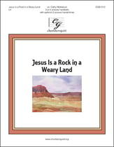 Jesus Is a Rock in a Weary Land Handbell sheet music cover